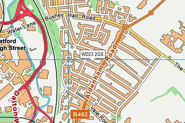 WD23 2GS map - OS VectorMap District (Ordnance Survey) WD23 2GS map - OS VectorMap District (Ordnance Survey)