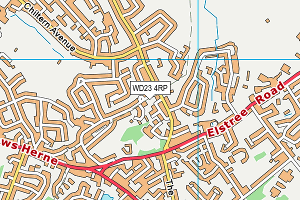 WD23 4RP map - OS VectorMap District (Ordnance Survey) WD23 4RP map - OS VectorMap District (Ordnance Survey)