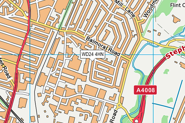 WD24 4HN map - OS VectorMap District (Ordnance Survey) WD24 4HN map - OS VectorMap District (Ordnance Survey)