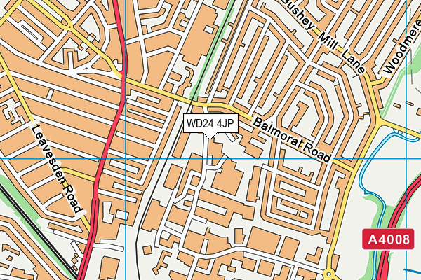 WD24 4JP map - OS VectorMap District (Ordnance Survey) WD24 4JP map - OS VectorMap District (Ordnance Survey)