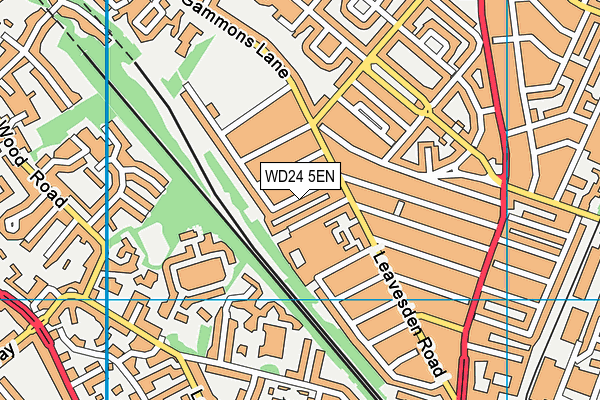 WD24 5EN map - OS VectorMap District (Ordnance Survey) WD24 5EN map - OS VectorMap District (Ordnance Survey)