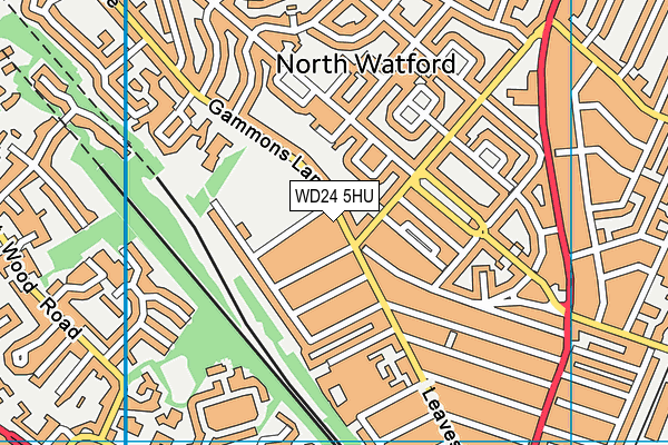 WD24 5HU map - OS VectorMap District (Ordnance Survey) WD24 5HU map - OS VectorMap District (Ordnance Survey)