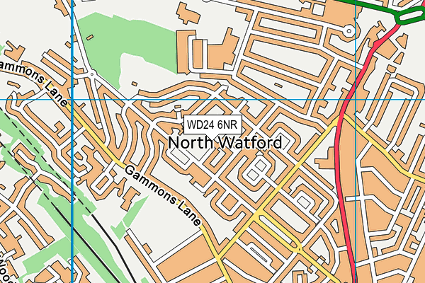 WD24 6NR map - OS VectorMap District (Ordnance Survey) WD24 6NR map - OS VectorMap District (Ordnance Survey)