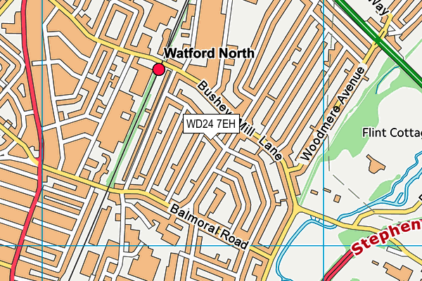 WD24 7EH map - OS VectorMap District (Ordnance Survey) WD24 7EH map - OS VectorMap District (Ordnance Survey)