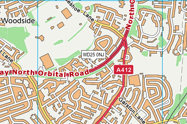 WD25 0NJ map - OS VectorMap District (Ordnance Survey) WD25 0NJ map - OS VectorMap District (Ordnance Survey)