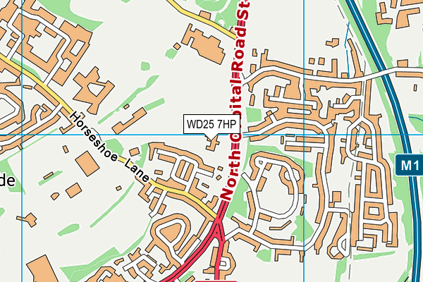 WD25 7HP map - OS VectorMap District (Ordnance Survey) WD25 7HP map - OS VectorMap District (Ordnance Survey)