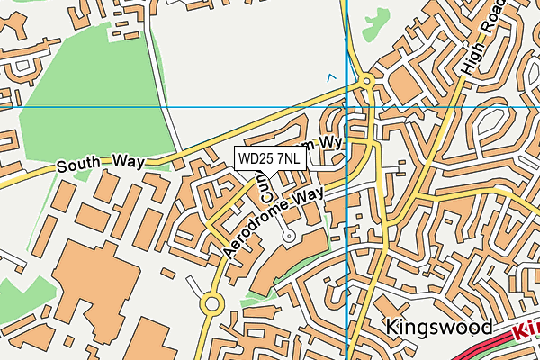 WD25 7NL map - OS VectorMap District (Ordnance Survey) WD25 7NL map - OS VectorMap District (Ordnance Survey)