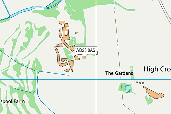 WD25 8AS map - OS VectorMap District (Ordnance Survey) WD25 8AS map - OS VectorMap District (Ordnance Survey)
