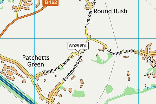 WD25 8DU map - OS VectorMap District (Ordnance Survey) WD25 8DU map - OS VectorMap District (Ordnance Survey)