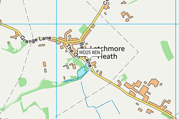 WD25 8EN map - OS VectorMap District (Ordnance Survey) WD25 8EN map - OS VectorMap District (Ordnance Survey)