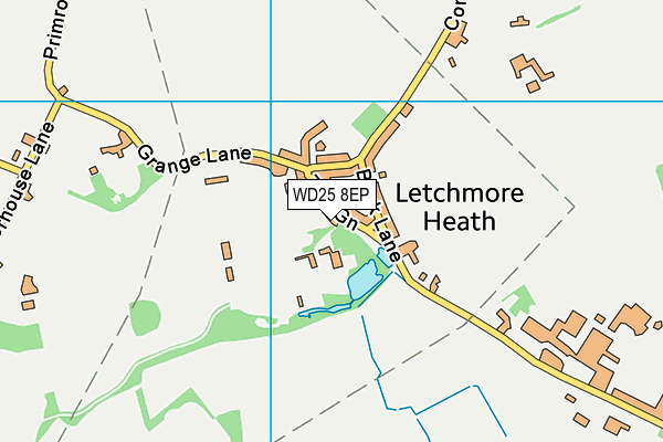 WD25 8EP map - OS VectorMap District (Ordnance Survey) WD25 8EP map - OS VectorMap District (Ordnance Survey)