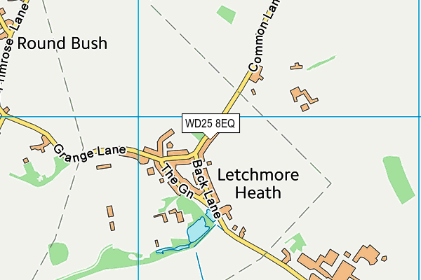 WD25 8EQ map - OS VectorMap District (Ordnance Survey) WD25 8EQ map - OS VectorMap District (Ordnance Survey)