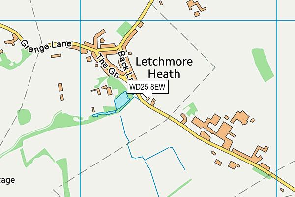 WD25 8EW map - OS VectorMap District (Ordnance Survey) WD25 8EW map - OS VectorMap District (Ordnance Survey)