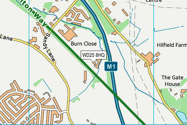 WD25 8HQ map - OS VectorMap District (Ordnance Survey) WD25 8HQ map - OS VectorMap District (Ordnance Survey)