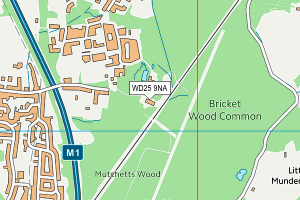 WD25 9NA map - OS VectorMap District (Ordnance Survey) WD25 9NA map - OS VectorMap District (Ordnance Survey)