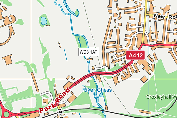 WD3 1AT map - OS VectorMap District (Ordnance Survey) WD3 1AT map - OS VectorMap District (Ordnance Survey)