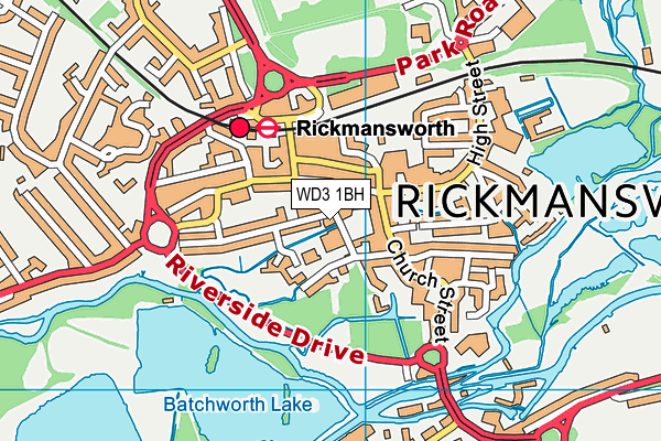 WD3 1BH map - OS VectorMap District (Ordnance Survey) WD3 1BH map - OS VectorMap District (Ordnance Survey)
