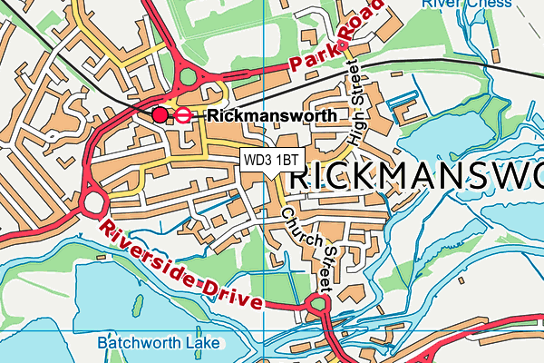 WD3 1BT map - OS VectorMap District (Ordnance Survey) WD3 1BT map - OS VectorMap District (Ordnance Survey)