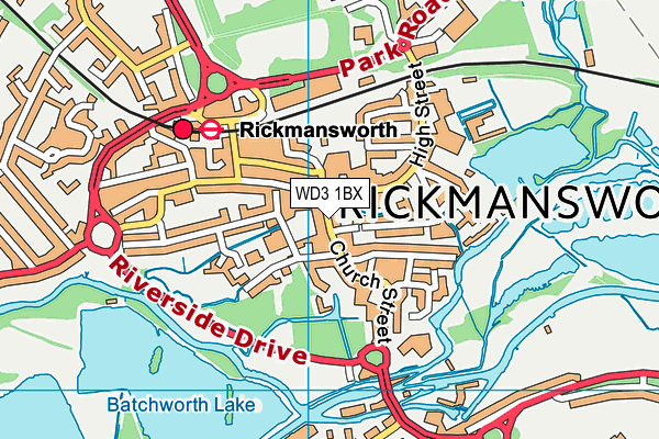 WD3 1BX map - OS VectorMap District (Ordnance Survey) WD3 1BX map - OS VectorMap District (Ordnance Survey)