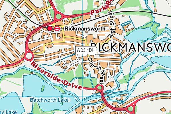 WD3 1DH map - OS VectorMap District (Ordnance Survey) WD3 1DH map - OS VectorMap District (Ordnance Survey)