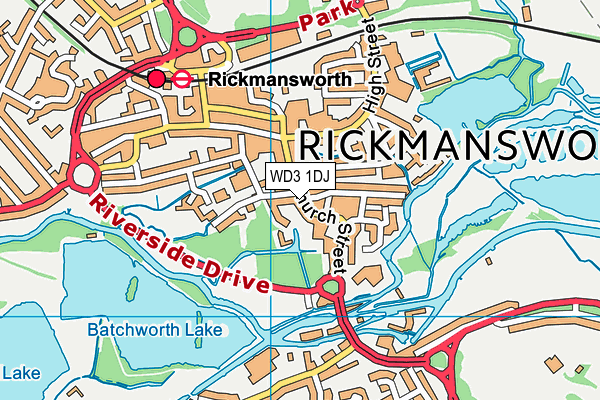 WD3 1DJ map - OS VectorMap District (Ordnance Survey) WD3 1DJ map - OS VectorMap District (Ordnance Survey)