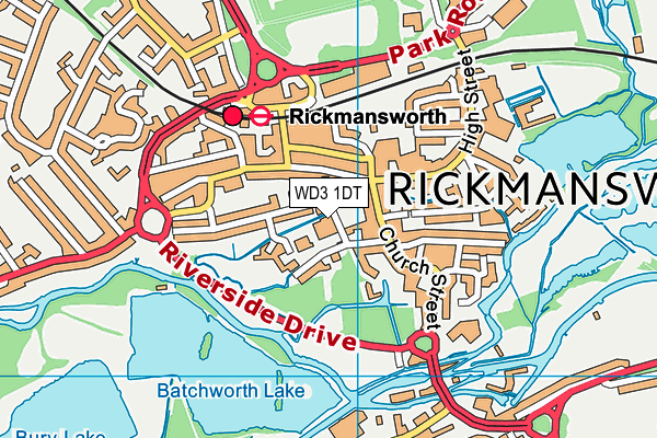 WD3 1DT map - OS VectorMap District (Ordnance Survey) WD3 1DT map - OS VectorMap District (Ordnance Survey)