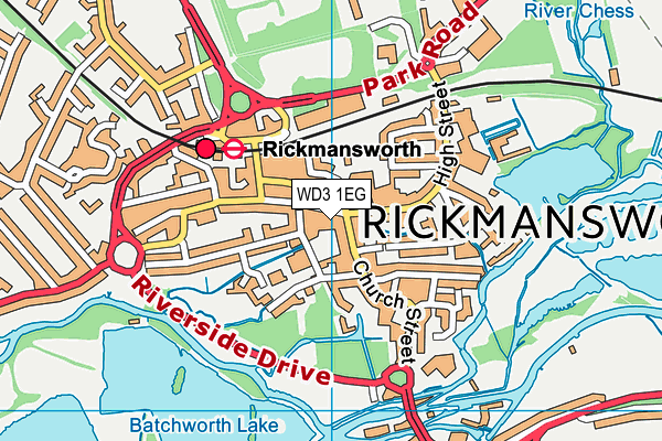 WD3 1EG map - OS VectorMap District (Ordnance Survey) WD3 1EG map - OS VectorMap District (Ordnance Survey)