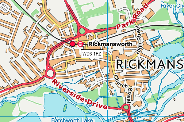 WD3 1FZ map - OS VectorMap District (Ordnance Survey) WD3 1FZ map - OS VectorMap District (Ordnance Survey)