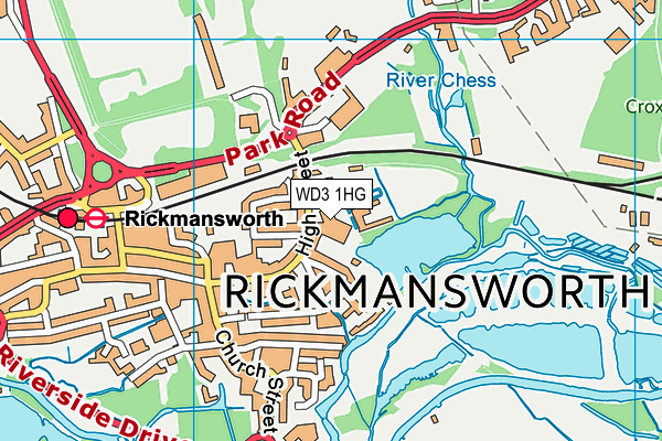 WD3 1HG map - OS VectorMap District (Ordnance Survey) WD3 1HG map - OS VectorMap District (Ordnance Survey)
