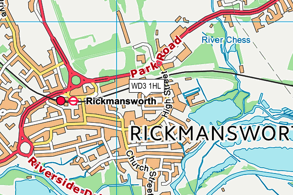 WD3 1HL map - OS VectorMap District (Ordnance Survey) WD3 1HL map - OS VectorMap District (Ordnance Survey)