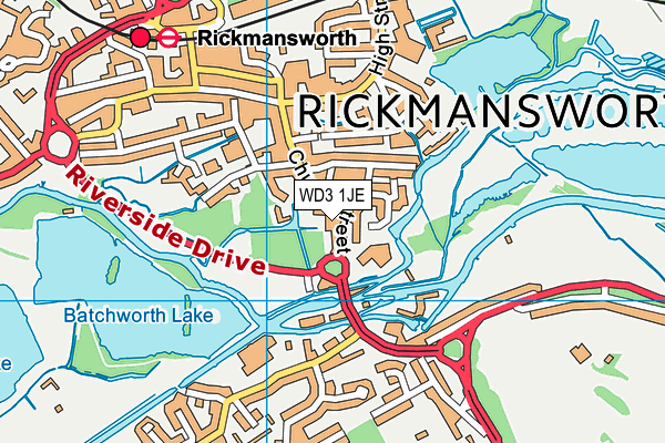 WD3 1JE map - OS VectorMap District (Ordnance Survey) WD3 1JE map - OS VectorMap District (Ordnance Survey)