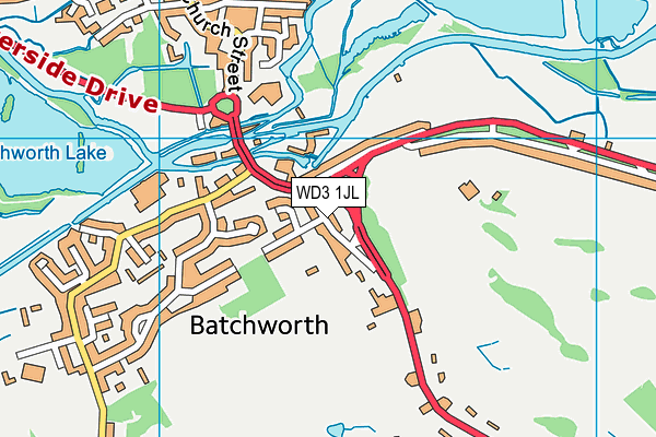 WD3 1JL map - OS VectorMap District (Ordnance Survey) WD3 1JL map - OS VectorMap District (Ordnance Survey)