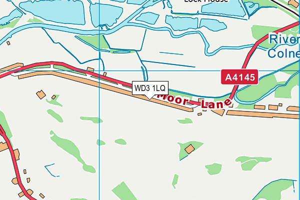WD3 1LQ map - OS VectorMap District (Ordnance Survey) WD3 1LQ map - OS VectorMap District (Ordnance Survey)