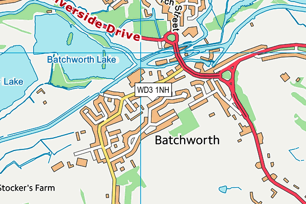 WD3 1NH map - OS VectorMap District (Ordnance Survey) WD3 1NH map - OS VectorMap District (Ordnance Survey)