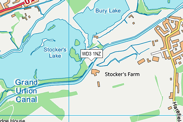 WD3 1NZ map - OS VectorMap District (Ordnance Survey) WD3 1NZ map - OS VectorMap District (Ordnance Survey)