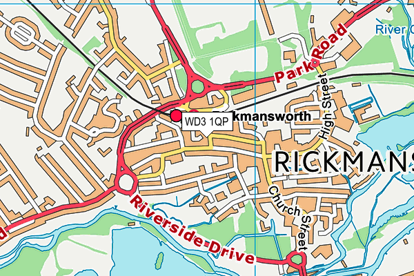 WD3 1QP map - OS VectorMap District (Ordnance Survey) WD3 1QP map - OS VectorMap District (Ordnance Survey)