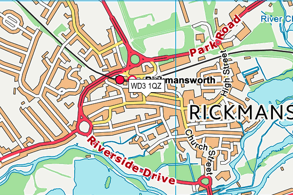 WD3 1QZ map - OS VectorMap District (Ordnance Survey) WD3 1QZ map - OS VectorMap District (Ordnance Survey)