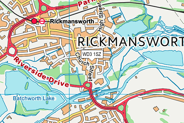 WD3 1SZ map - OS VectorMap District (Ordnance Survey) WD3 1SZ map - OS VectorMap District (Ordnance Survey)