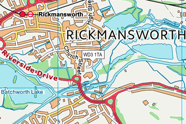 WD3 1TA map - OS VectorMap District (Ordnance Survey) WD3 1TA map - OS VectorMap District (Ordnance Survey)