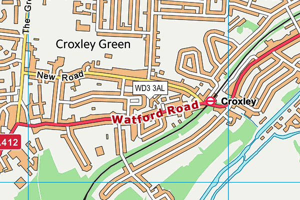 WD3 3AL map - OS VectorMap District (Ordnance Survey) WD3 3AL map - OS VectorMap District (Ordnance Survey)