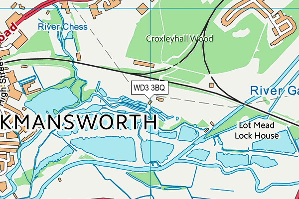 WD3 3BQ map - OS VectorMap District (Ordnance Survey) WD3 3BQ map - OS VectorMap District (Ordnance Survey)
