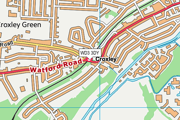 WD3 3DY map - OS VectorMap District (Ordnance Survey) WD3 3DY map - OS VectorMap District (Ordnance Survey)