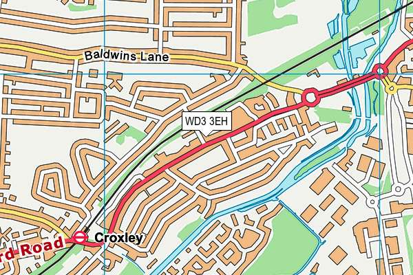 WD3 3EH map - OS VectorMap District (Ordnance Survey) WD3 3EH map - OS VectorMap District (Ordnance Survey)