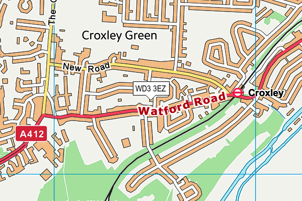 WD3 3EZ map - OS VectorMap District (Ordnance Survey) WD3 3EZ map - OS VectorMap District (Ordnance Survey)