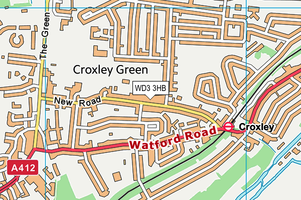 WD3 3HB map - OS VectorMap District (Ordnance Survey) WD3 3HB map - OS VectorMap District (Ordnance Survey)