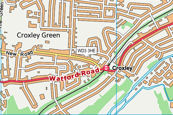 WD3 3HE map - OS VectorMap District (Ordnance Survey) WD3 3HE map - OS VectorMap District (Ordnance Survey)