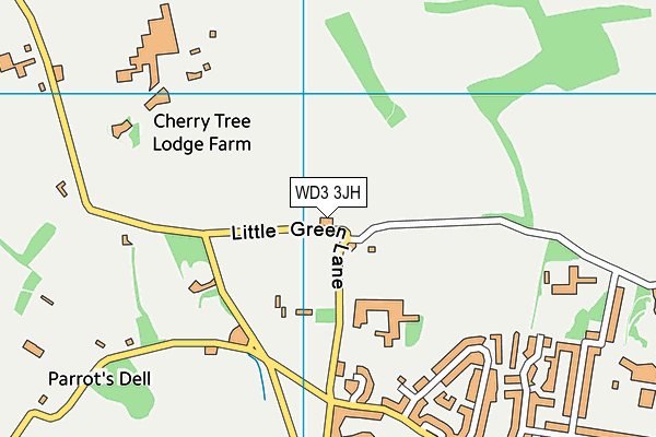 WD3 3JH map - OS VectorMap District (Ordnance Survey) WD3 3JH map - OS VectorMap District (Ordnance Survey)