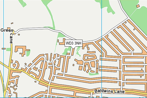 WD3 3NH map - OS VectorMap District (Ordnance Survey) WD3 3NH map - OS VectorMap District (Ordnance Survey)