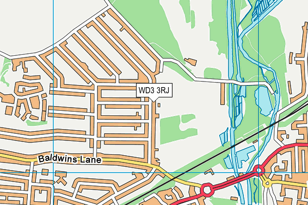WD3 3RJ map - OS VectorMap District (Ordnance Survey) WD3 3RJ map - OS VectorMap District (Ordnance Survey)