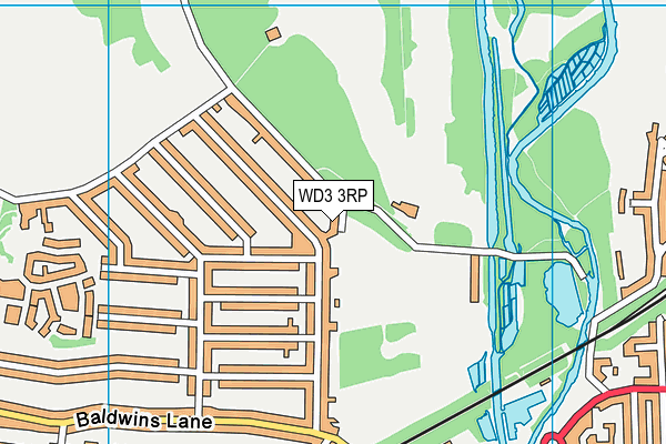 WD3 3RP map - OS VectorMap District (Ordnance Survey) WD3 3RP map - OS VectorMap District (Ordnance Survey)
